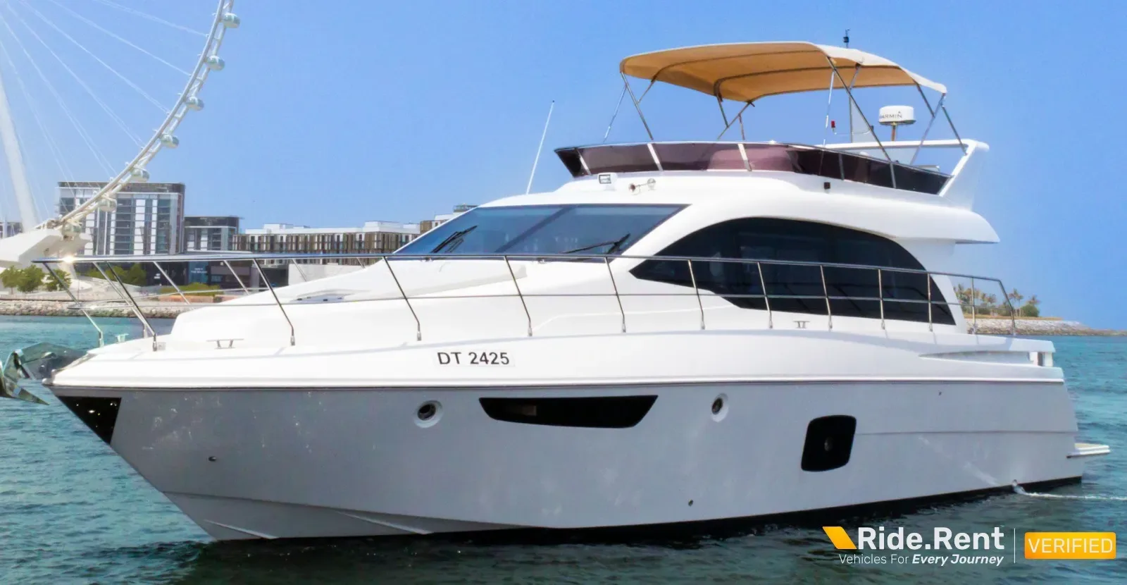 Sky Walker Fin 52 Feet Luxury Yacht For Rent In Dubai Marina 2022