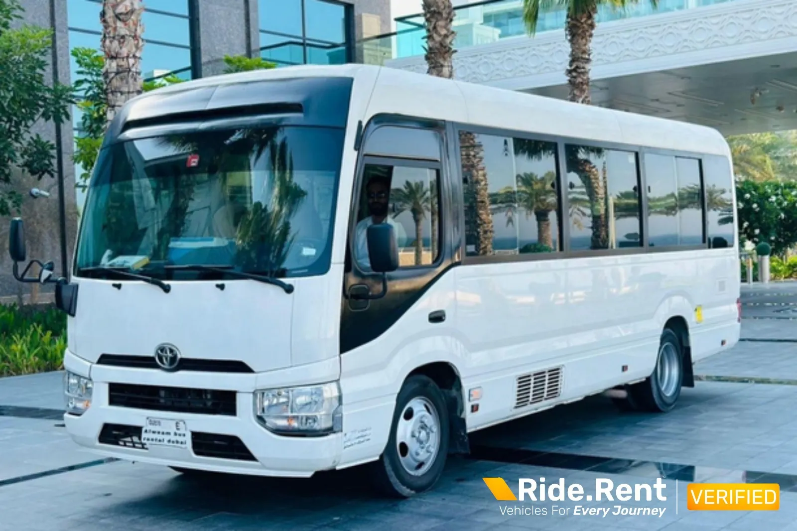 Toyota Coaster 22-seater minibus 2025