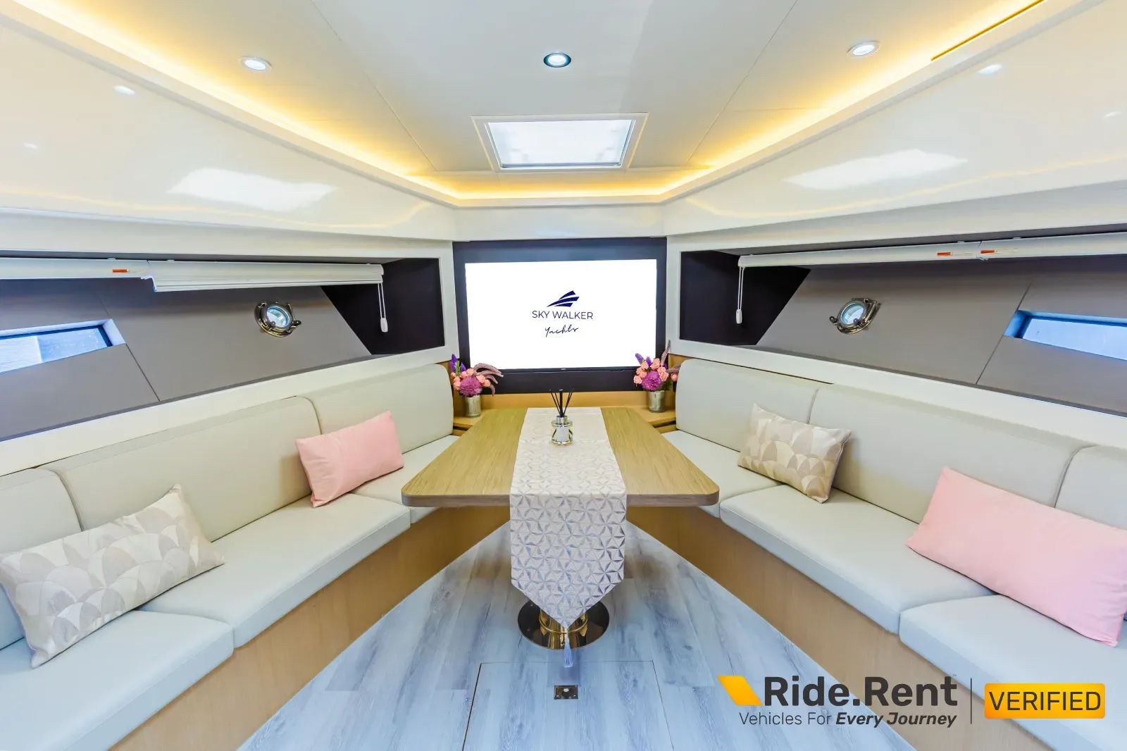Sky Walker Fin 52 Feet Luxury Yacht For Rent In Dubai Marina 2022 3